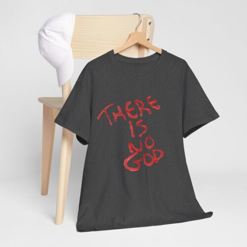 t shirt "er is geen god" (there is no god)