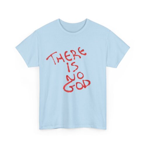 t shirt "er is geen god" (there is no god)