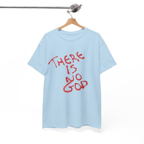 t shirt "er is geen god" (there is no god)