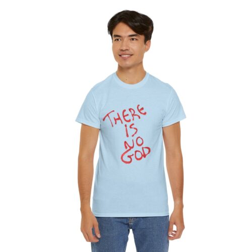 t shirt "er is geen god" (there is no god)