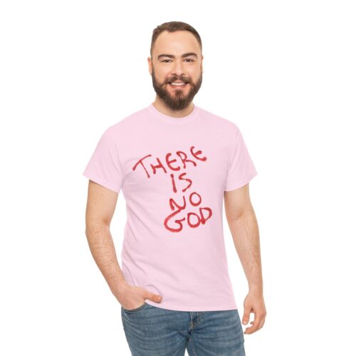 t shirt "er is geen god" (there is no god)