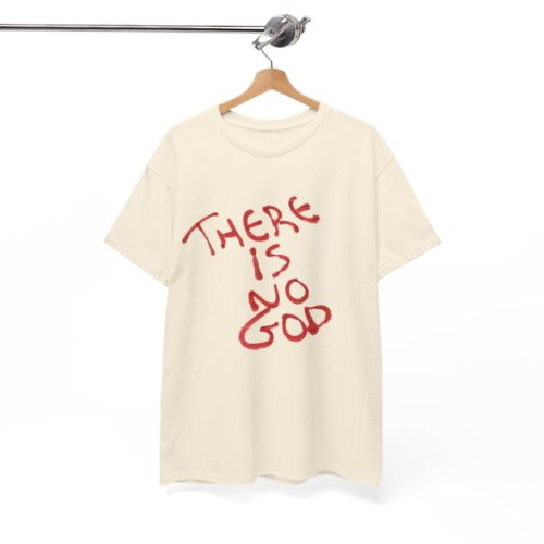 t shirt "er is geen god" (there is no god)