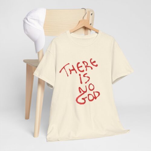 t shirt "er is geen god" (there is no god)