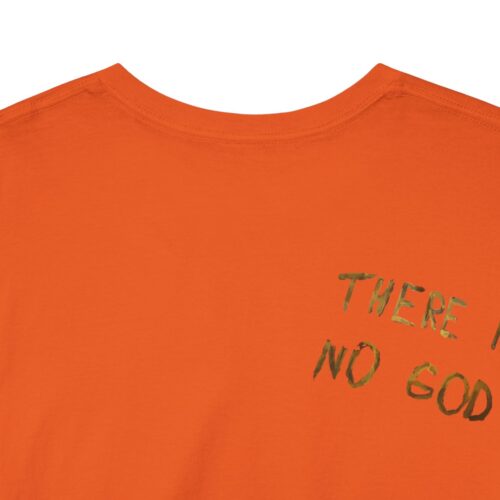 t shirt "er is geen god" (there is no god)