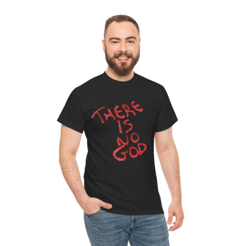 t shirt "er is geen god" (there is no god)